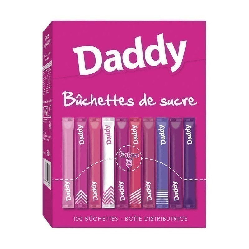 Daddy bûchettes de sucre x100