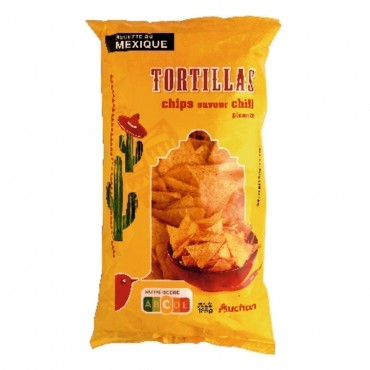 Auchan tortilla chips chili...