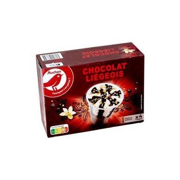 AUCHAN Chocolat liégeois 4...