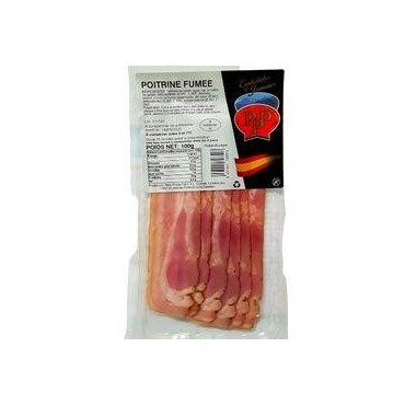 PPP Bacon Poitrine Fumée 100G