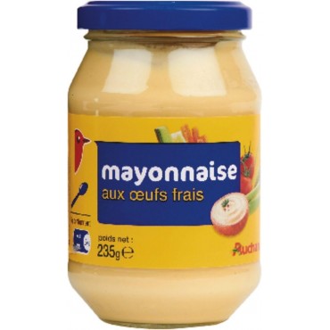 Auchan mayonnaise aux œufs...