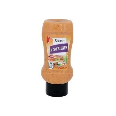 AUCHAN Sauce algérienne flacon souple 355g
