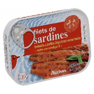 Auchan sardines à la tomate...