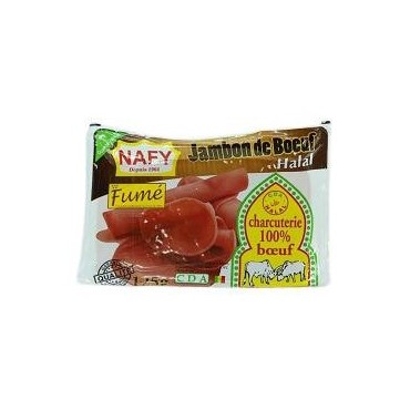 Nafy jambon de bœuf fumé 125g