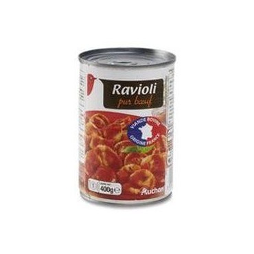 Auchan ravioli pur bœuf 400g