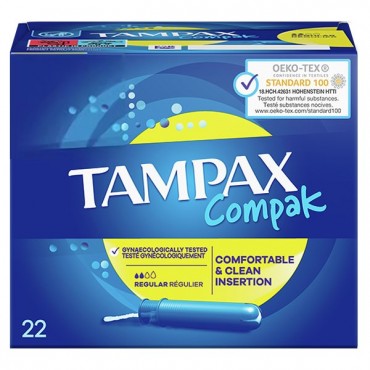 TAMPAX COMPAK REGUILIER x...