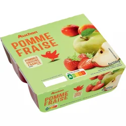 AUCHAN Compote Pomme/Fraise...