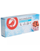 Auchan sac congel zip petit 1Lx25