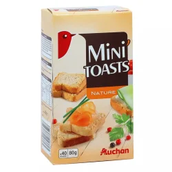 AUCHAN Mini toasts nature...