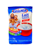 Laicran lait entier en poudre instantané sac 5Kg