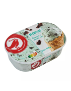 AUCHAN Glace à la menthe et copeaux de chocolats 500g