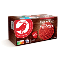 AUCHAN Steaks hachés façon...