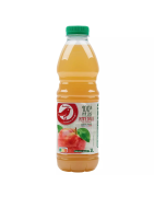 AUCHAN Pur jus de pomme trouble 1l