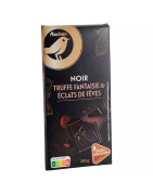 Auchan chocolat noir truffe fantaisie et éclats de fèves 150g