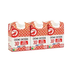 Auchan crème entière...