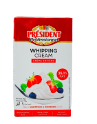 Président crème liquide stérilisée UHT 35.1% M.G. 1L