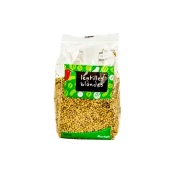 Auchan lentilles blondes...