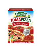 PANZANI Toma pizza sauce pizza cuisinée tomates et origan conservateur, en bri