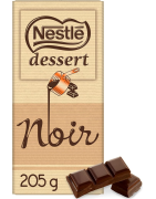 NESTLE DESSERT Tablette de chocolat noir pâtissier 1 pièce 205g