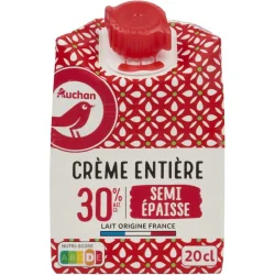 Auchan Crème Semi Epaisse...