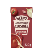 Sauce tomate ail & oignon HEINZ la brique de 520 g