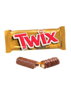 Twix caramel chocolat au lait 2 x 25 g