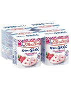 DESSERT LACTE MON GREC FRAMBOISE ELLE&VIRE 125G