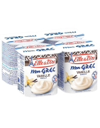 DESSERT LACTE MON GREC VANILLE ELLE&VIRE 125G