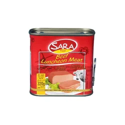 LUNCHEON MEAT BEEF SARA 320G