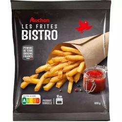 AUCHAN FRITES BISTROT 600G