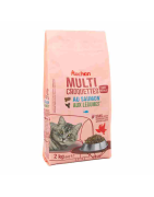 AUCHAN Adult multicroquettes au saumon pour chat 2kg