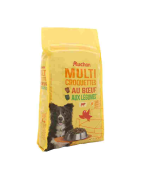 AUCHAN Adulte multicroquettes au boeuf pour chien 4kg