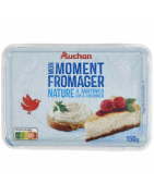AUCHAN FROMAGE A TARTINER NATURE 150G