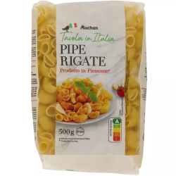 AUCHAN ITALIE PIPE RIGATE 500G