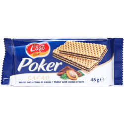 BISCUIT COCOA CREAM POKER 45G