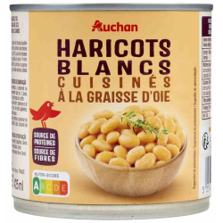 AUCHAN HARICOTS BLANCS...