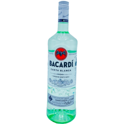 RHUM BACARDI BLANC 100CL
