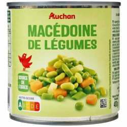 MACEDOINE LEGUMES AUCHAN 265G