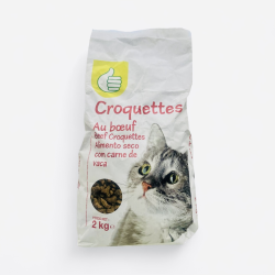 POUCE CHAT CROQUETTE BOEUF 2KG