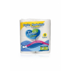 PAPIER TOILETTE TIMA CARE X4