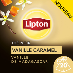 LIPTON THE NOIR A LA VANILLE D