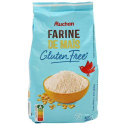 AUCHAN FARINE DE MAIS SANS GLU