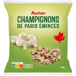 AUCHAN CHAMPIGNONS EMINCES 1KG