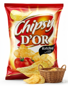 CHIPS KETCHUP CHIPSY D'OR 12G 