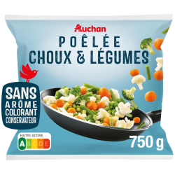 AUCHAN POELEE CHOUX LEGUME...