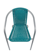 CHAISE ROTIN ACIER T5 CREPUSCULE