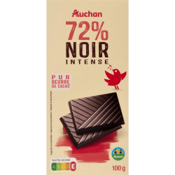 AUCH GOU CHOCOLAT NOIR 72% 100