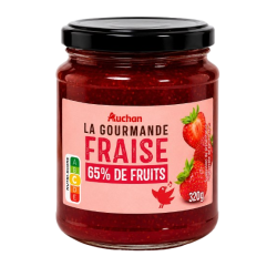 AUCHAN CONFITURE FRAISE...