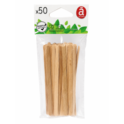 ACT 50 AGITATEURS A CAFE BOIS