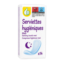 AUC ESS SERVIETTES MAXI NUIT X
